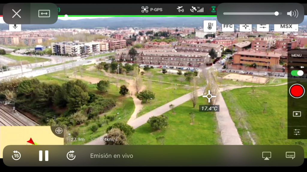 Emisión en directo de eventos con dron en Castellón, servicios de grabación en directo